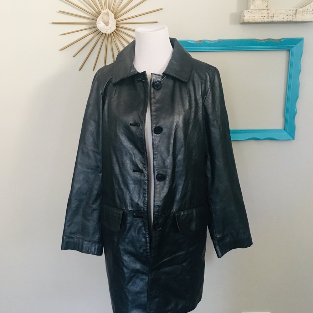 Nicole Miller Genuine Leather Jacket